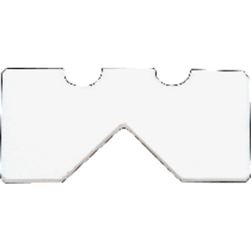 Deburring Blade, HSS, V-Shaped for Ceramic - Apex Tool & Supply