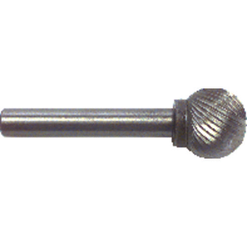 1/4 × 1/4″ SH Ball End Shape - HSS - Burr - Apex Tool & Supply