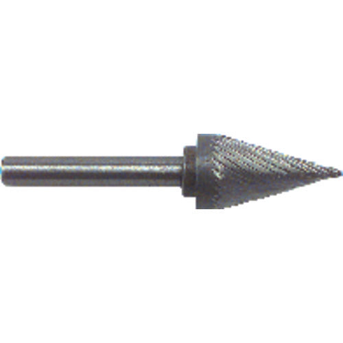 1/4 × 1 × 1/4″ SH 10° Cone Shape - HSS - Burr - Apex Tool & Supply