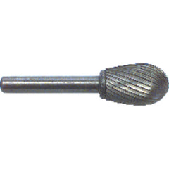 5/8 × 1 × 1/4″ SH Oval Shape - HSS - Burr - Apex Tool & Supply