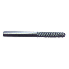 1/8 × 5/8 × 1/8″ SH Cyl Radius Shape - HSS - Burr - Apex Tool & Supply