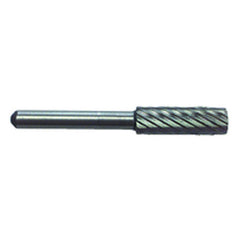 3/16 × 5/8 × 1/8″ SH Cyl Radius Shape - HSS - Burr - Apex Tool & Supply