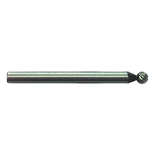 1/8 × 1/8″ SH Ball End Shape - HSS - Burr - Apex Tool & Supply