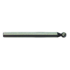 1/8 × 1/8″ SH Ball End Shape - HSS - Burr - Apex Tool & Supply
