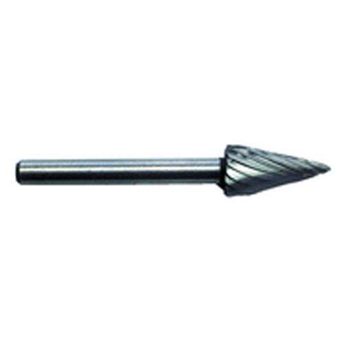 1/4 × 1/2 × 1/8″ SH Cone Shape - HSS - Burr - Apex Tool & Supply