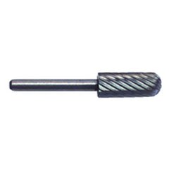 1/4 × 5/8 × 1/8″ SH Cyl Radius Shape - HSS - Burr - Apex Tool & Supply