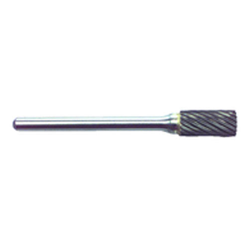 R15 1/4 × 1/2 × 1/8″ SH - Sgl Cut Cyl Shape - CBD - Burr - Apex Tool & Supply