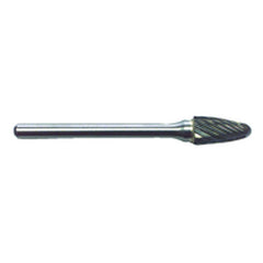 R20 1/4 × 1/2 × 1/8″ SH - Sgl Cut Tapered Radius - CBD - Burr - Apex Tool & Supply