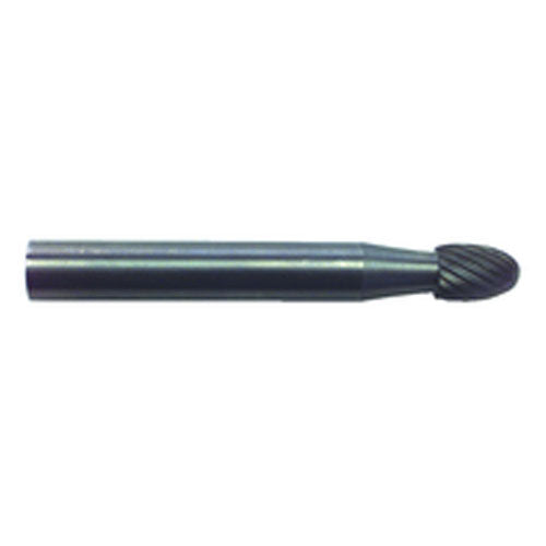 R29 1/4 × 3/8 × 1/4″ SH - Sgl Cut Oval Shape - CBD - Burr - Apex Tool & Supply