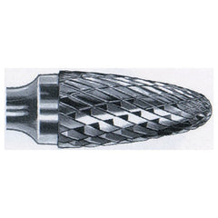 1/8 EdgeHog Tre Shape Radius End Miniature Carbide Bur SF-42 Std Alt Diamond (Double) - Apex Tool & Supply