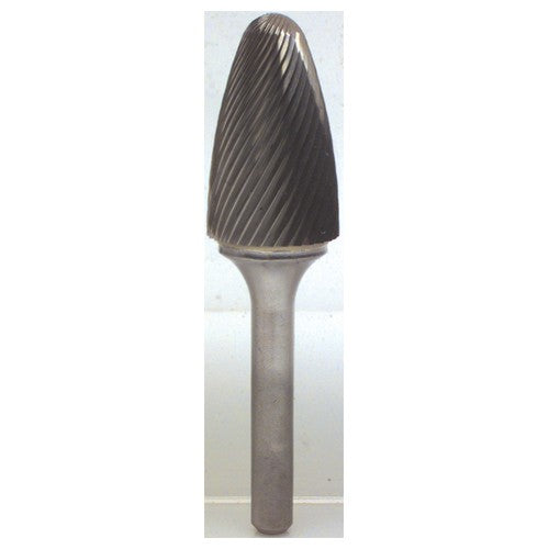 SF61 3/32 × 1/4 × 3/32″ SH Sgl Cut Tree Radius - CBD - Burr - Apex Tool & Supply