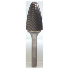 SF61 3/32 × 1/4 × 3/32″ SH Sgl Cut Tree Radius - CBD - Burr - Apex Tool & Supply