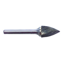 1/8 EdgeHog Flame Miniature Carbide Bur SH-41L3 3″ OAL Std Alt Diamond (Double) - Apex Tool & Supply