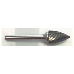 1/8 EdgeHog Flame Miniature Carbide Bur SH-41L3 3″ OAL Standard - Apex Tool & Supply