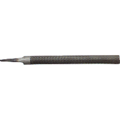 Simonds Hand File - 4″ Half Round Smooth - Apex Tool & Supply