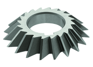 3 x 1/2 x 1-1/4 - HSS - 45 Degree - Right Hand Single Angle Milling Cutter - 20T - TiCN Coated - Apex Tool & Supply