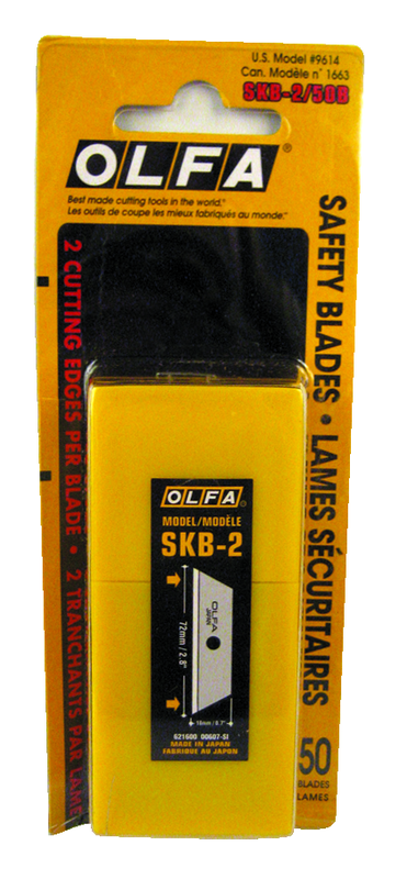 #SKB-2/50B - For Model #SK-4 - Utility Knife Replacement Blade - Apex Tool & Supply