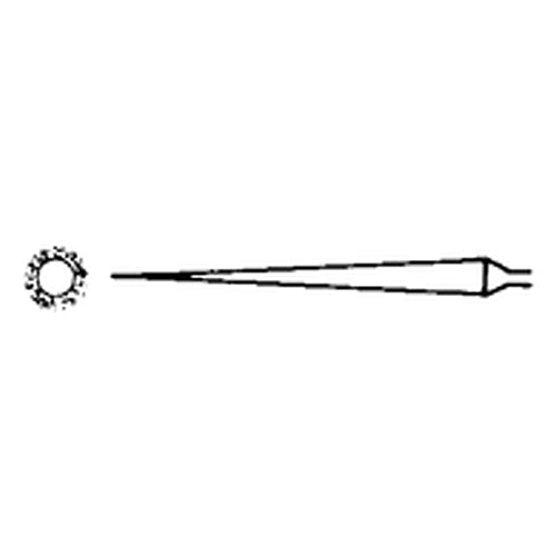 ‎Quality Import Diamond Needle File - 3″ Diamond Length-5-1/2″ Overal Length-100 Grit - Round - Apex Tool & Supply