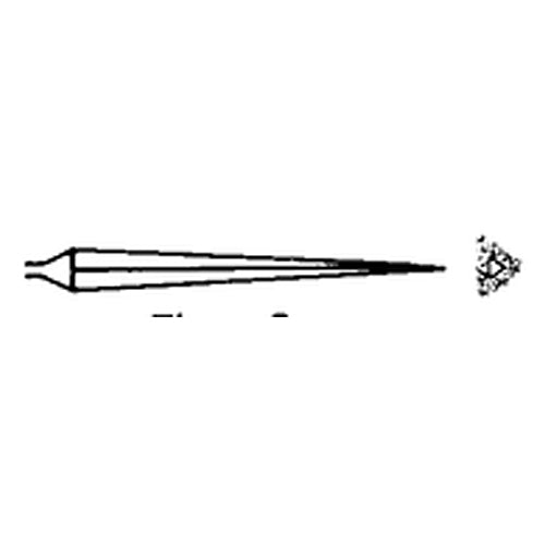 ‎Quality Import Diamond Needle File - 3″ Diamond Length-5-1/2″ Overal Length-100 Grit-3 Square - Apex Tool & Supply