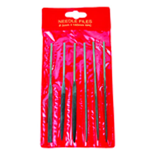 ‎6 Pieces Swiss Pattern Needle File Set-5-1/2″ - 0 Cut - Apex Tool & Supply