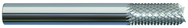 1/4 x 3/4 x 1/4 x 2-1/2 Solid Carbide Router - Fishtail Style - Apex Tool & Supply