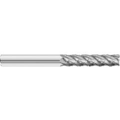 1/4 Dia. x 2-1/2 Overall Length 5-Flute Single End Composite End Mill - Apex Tool & Supply