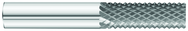 1/2 x 1 x 1/2 x 3 Solid Carbide Router - Style A - No End Cut - Apex Tool & Supply