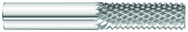 1/4 x 3/4 x 1/4 x 2-1/2 Solid Carbide Router - Style B - Burr Type End Cut - Apex Tool & Supply