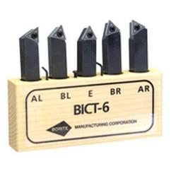 Style AR;AL.BR;BL;E 1/2x1/2" SH - Indexable Tool Bit Set - Apex Tool & Supply