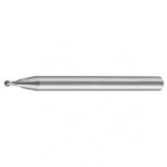 .020" Dia. - 1-1/2" OAL - CBD - Ball End - SE Mini EM-2 FL - Apex Tool & Supply