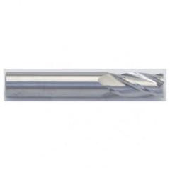 9/64 Dia. x 2 Overall Length 4-Flute Square End Solid Carbide SE End Mill-Round Shank-Center Cut-AlTiN - Apex Tool & Supply