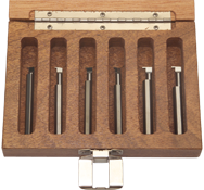 6 Pc. Retaining Ring Grooving Kit- .039-.089" Width - Apex Tool & Supply