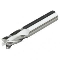 5/16 Dia. x 2-1/2 Overall Length 2-Flute .010 C/R Solid Carbide SE End Mill-Round Shank-Center Cut-AlTiN - Apex Tool & Supply