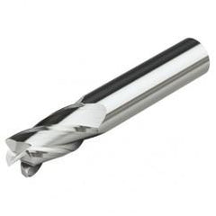 5/16 Dia. x 2-1/2 Overall Length 2-Flute .010 C/R Solid Carbide SE End Mill-Round Shank-Center Cut-AlTiN - Apex Tool & Supply