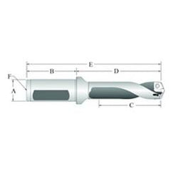 60712S-075F Spade Drill Holder - Apex Tool & Supply