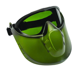 Capstone Shield - Shade 3 IR Lens - Green Frame - Goggle - Apex Tool & Supply