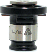 Rigid/Positive Tap Adaptor -- #29564; 1/2" NPT Tap Size; #3 Adaptor Size - Apex Tool & Supply
