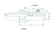 HSK100 1 1/4 x 4.72 - Shrink Fit Tool Holder - Apex Tool & Supply