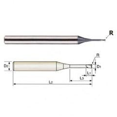 GMF19921 .024 DIA .004R 2FL HP EM - Apex Tool & Supply