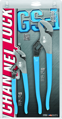 Channellock Tongue & Groove Plier Set -- #GS1; 2 Pieces; Includes: 6-1/2"; 9-1/2" - Apex Tool & Supply