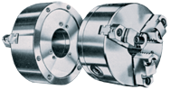 Semi-Steel Precision Lathe Chuck - 4" Plain Mount; 3-Jaw - Apex Tool & Supply
