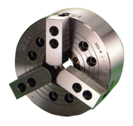 Thru-Hole Wedge Power Chuck - 4-1/4" 85mm Mount; 3-Jaw - Apex Tool & Supply