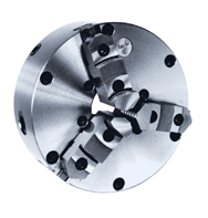 Semi-Steel Easy-Set Lathe Chuck - 12" Plain Mount; 3-Jaw - Apex Tool & Supply