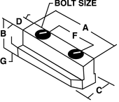 1/2-13 (B210) Jaw Nut - #JN-82-A - For B210 Chucks - Apex Tool & Supply