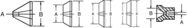 Type IV; Style 5 Bell Head - Live Center Adaptor - Apex Tool & Supply