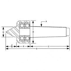 5MT Triple Bearing Standard - Live Center - Apex Tool & Supply