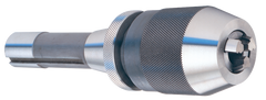 1/32 - 1/2'' Capacity - 4MT SH - Keyless Drill Chuck with Integral Shank - Apex Tool & Supply