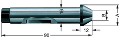 .630" Dia. - Series 680-40 - Center for Face Driver - Apex Tool & Supply