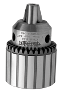 .0312 - .375" Capacity - 1/2-20 Mount - Plain Bearing Drill Chuck w/Key - Apex Tool & Supply