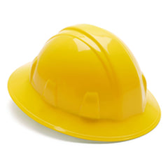 Hard Hat - Yellow Full Brim 4 Point Ratchet Style - Apex Tool & Supply
